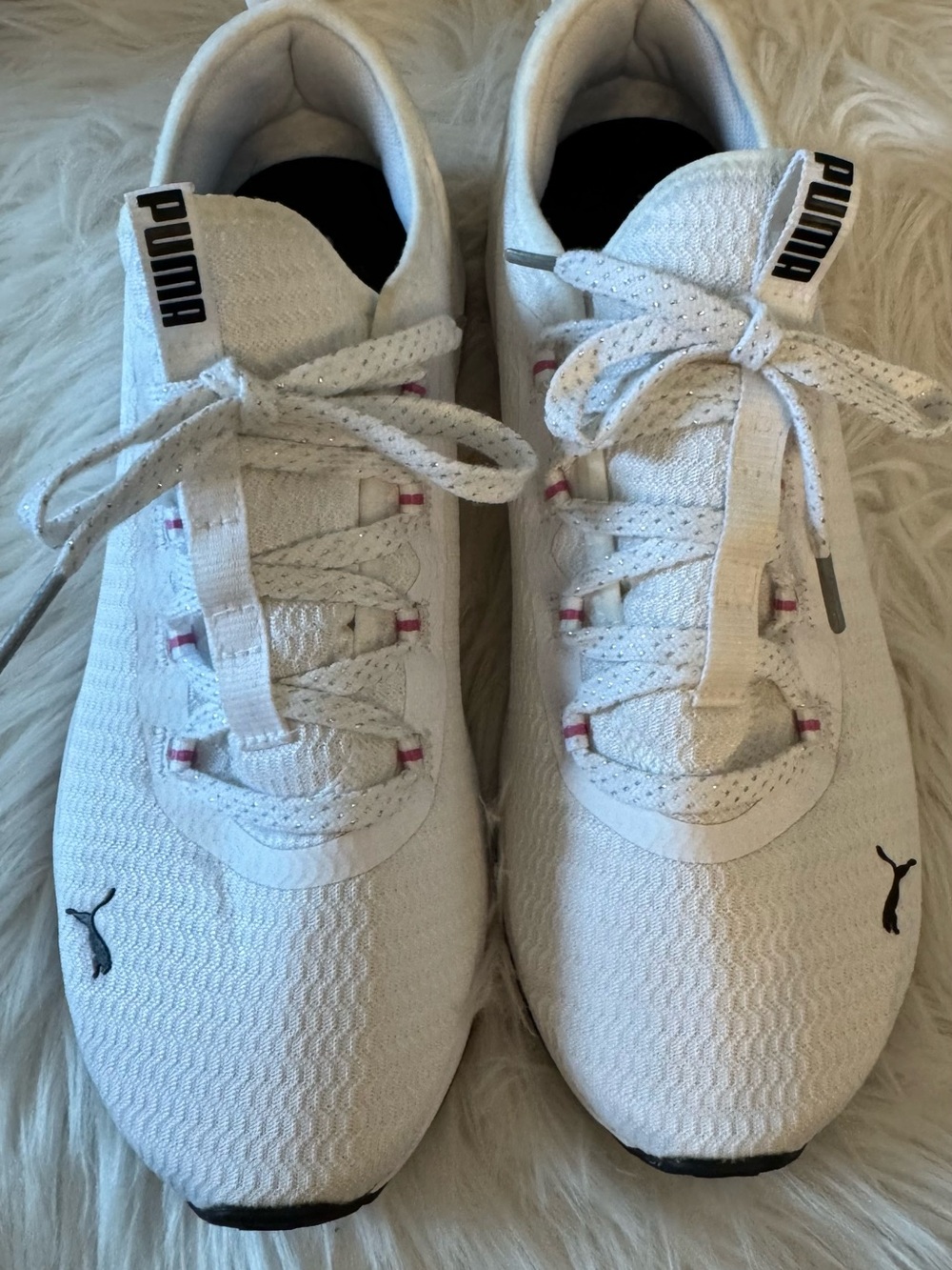 Puma Soft foam White Athletic Sneakers